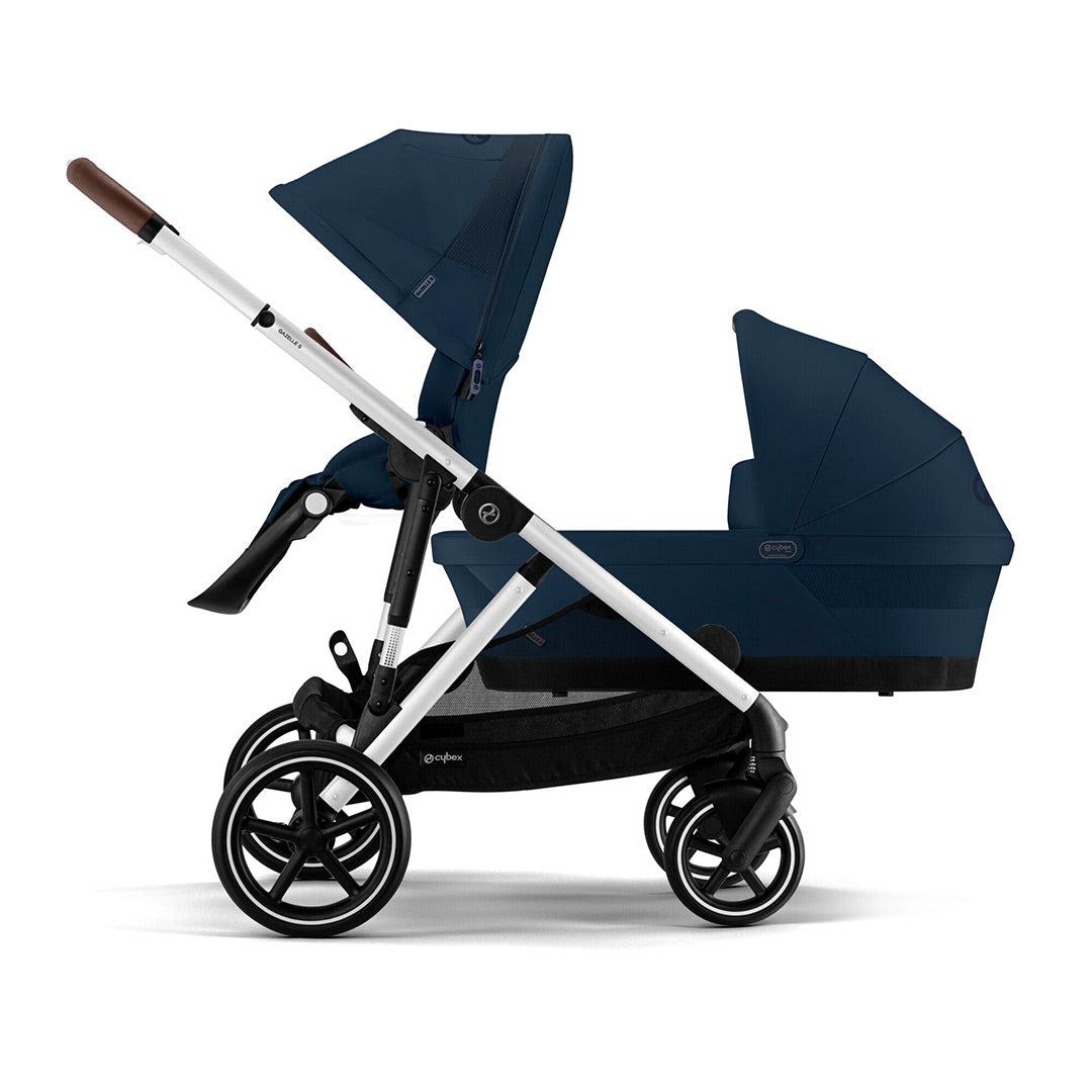 CYBEX Gazelle S + Cloud T Luxury Bundle - Ocean Blue-Travel Systems-No Base- | Natural Baby Shower