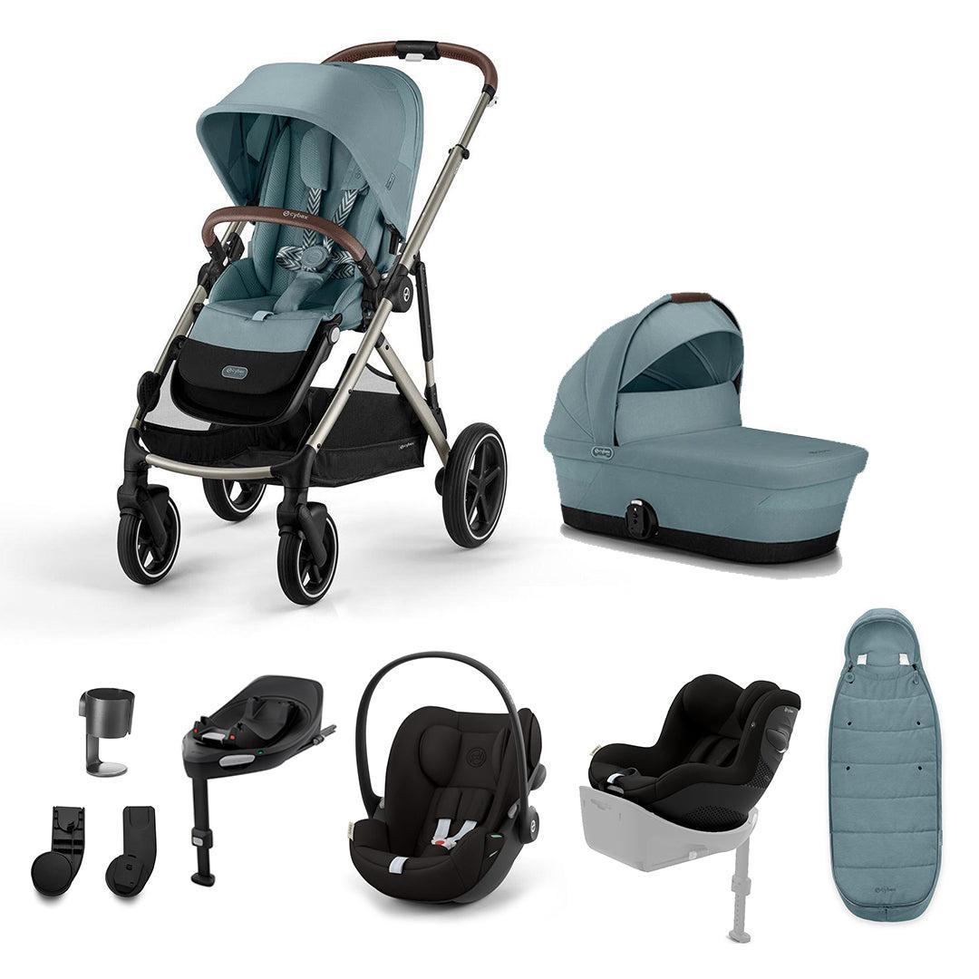 cybex gazelle s ocean blue CYBEX Gazelle S Newborn to Toddler Ultimate Bundle