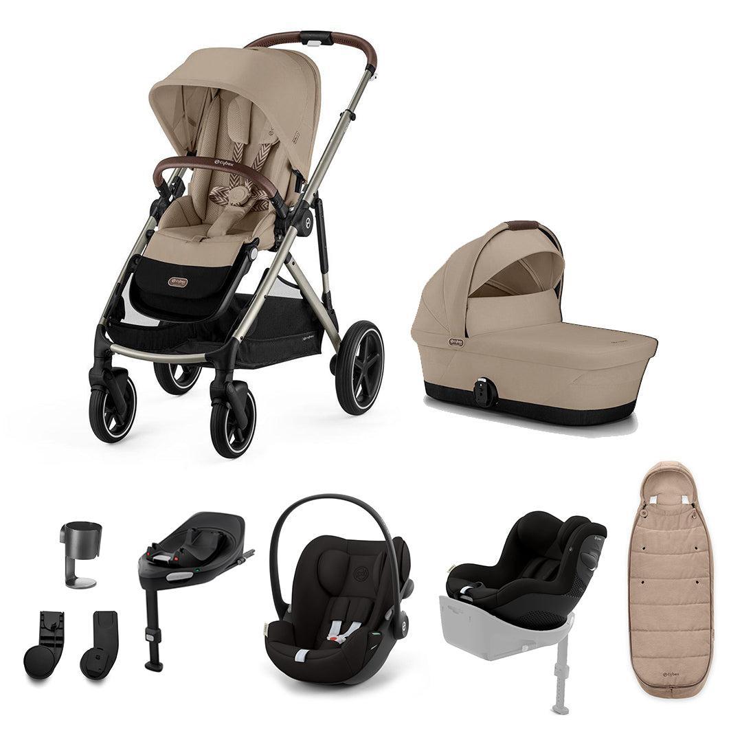 cybex gazelle s cot sleep safe CYBEX Gazelle S Newborn to Toddler Ultimate Bundle