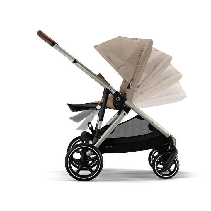 CYBEX Gazelle S Pushchair - Almond Beige - Taupe-Strollers-Almond Beige- | Natural Baby Shower
