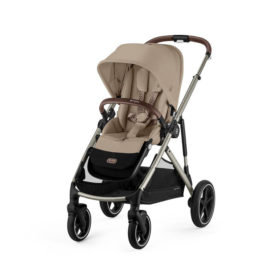 CYBEX Gazelle S Pushchair - Almond Beige - Taupe-Strollers-Almond Beige- | Natural Baby Shower