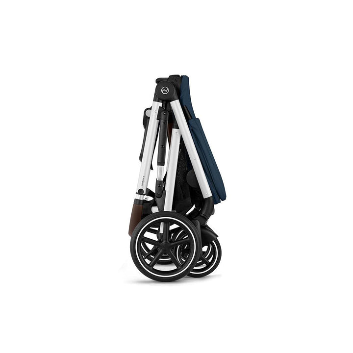 Outlet - CYBEX Gazelle S Pushchair (2023) - Ocean Blue - Silver-Strollers-Ocean Blue-Silver | Natural Baby Shower