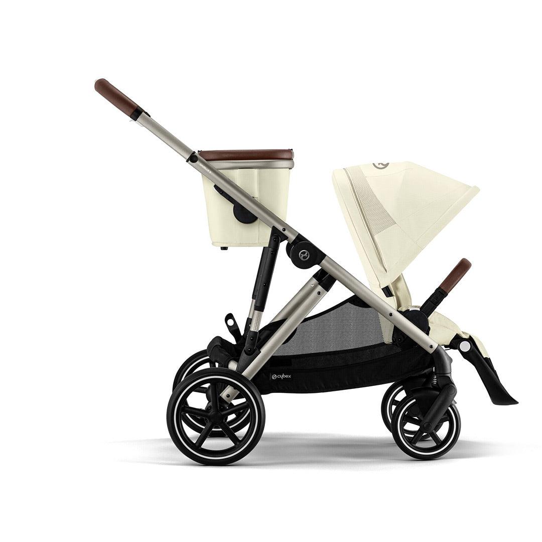 CYBEX Gazelle S + Cloud T Luxury Bundle - Seashell Beige-Travel Systems-No Base- | Natural Baby Shower