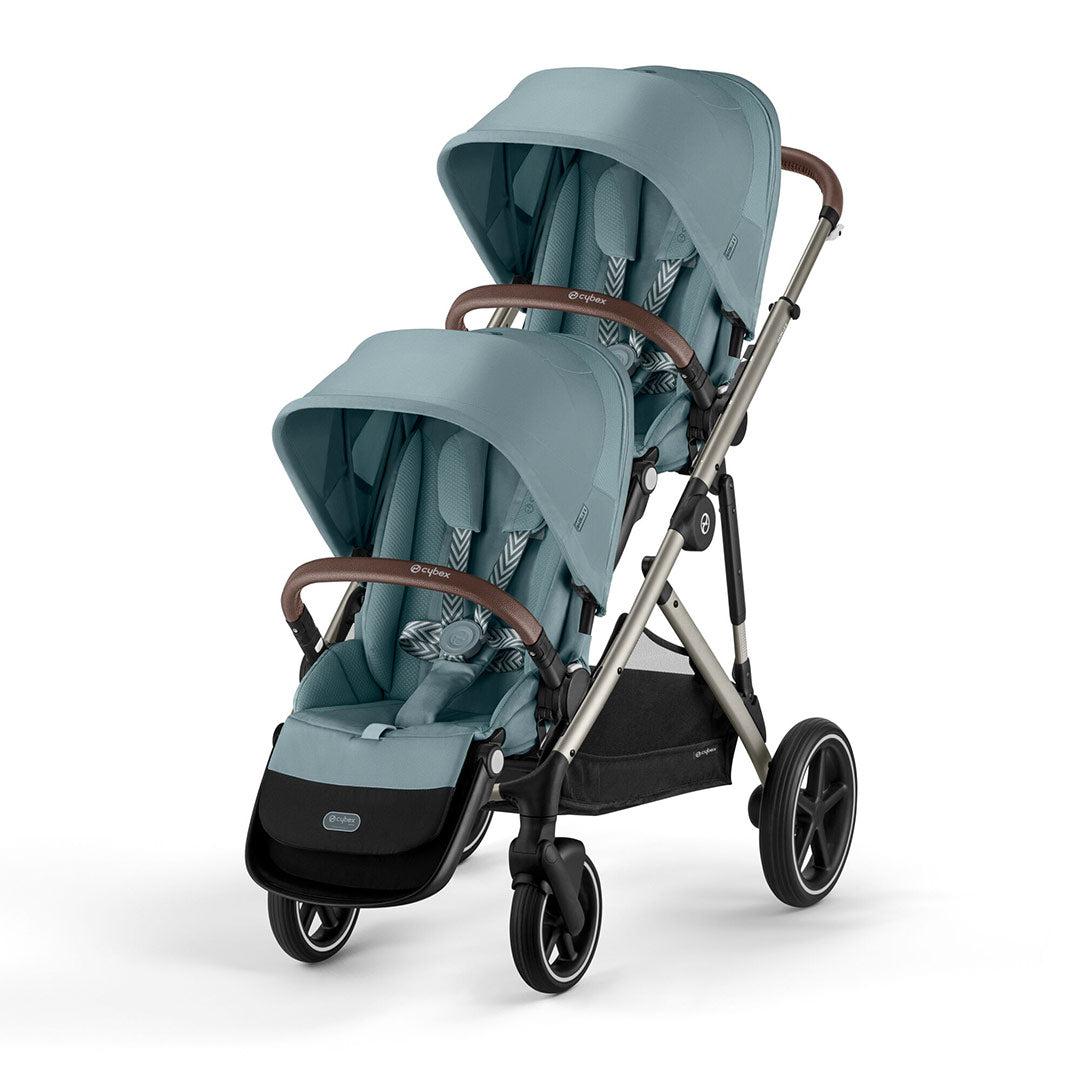 CYBEX Gazelle S Seat Unit (2023) - Sky Blue - Taupe-Stroller Seats-Sky Blue-Taupe | Natural Baby Shower
