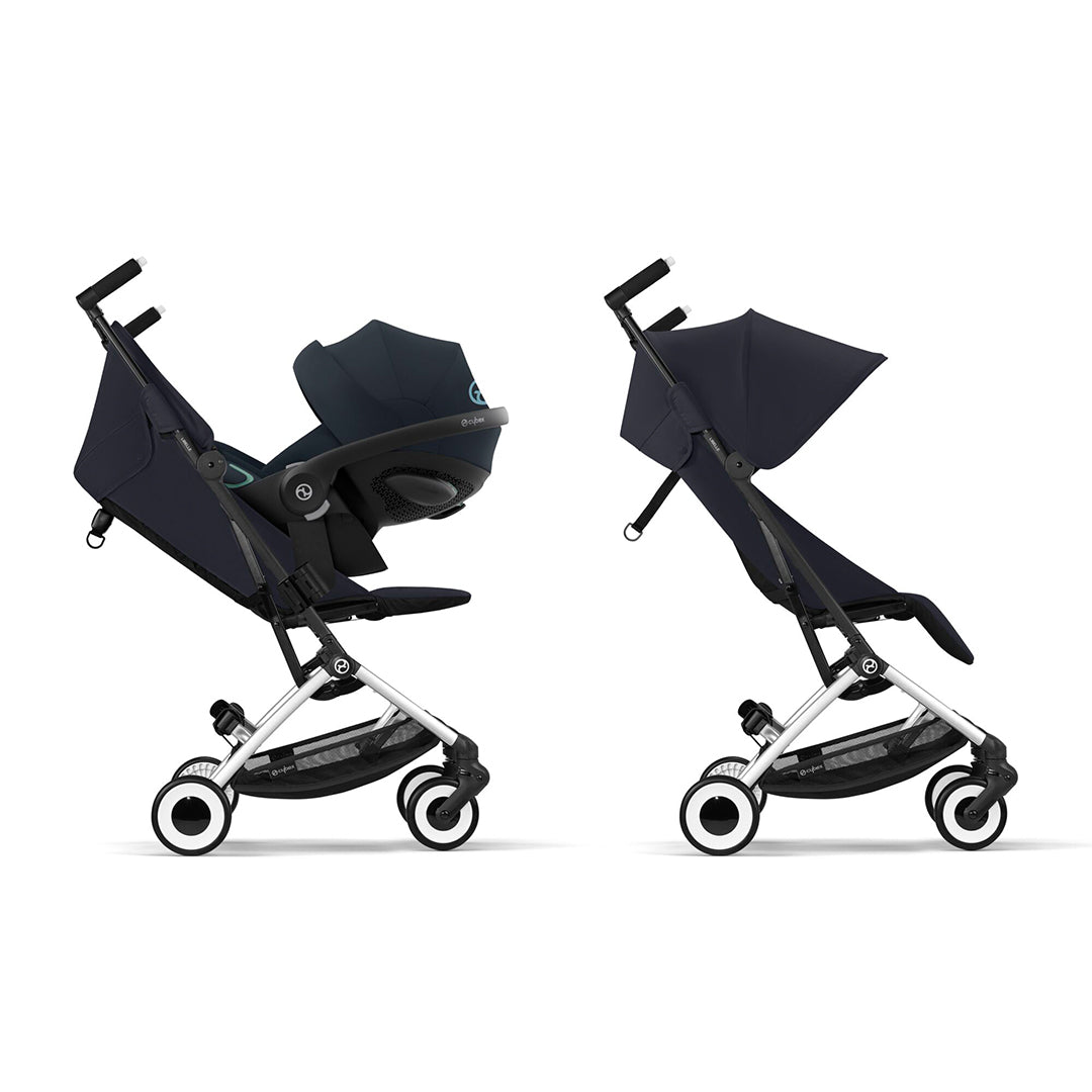 CYBEX Libelle Pushchair - Dark Blue - Silver-Strollers-Dark Blue-Silver | Natural Baby Shower