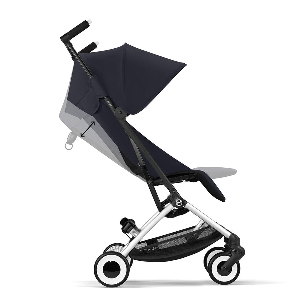 Outlet - CYBEX Libelle Pushchair - Dark Blue - Silver-Strollers-Dark Blue-Silver | Natural Baby Shower