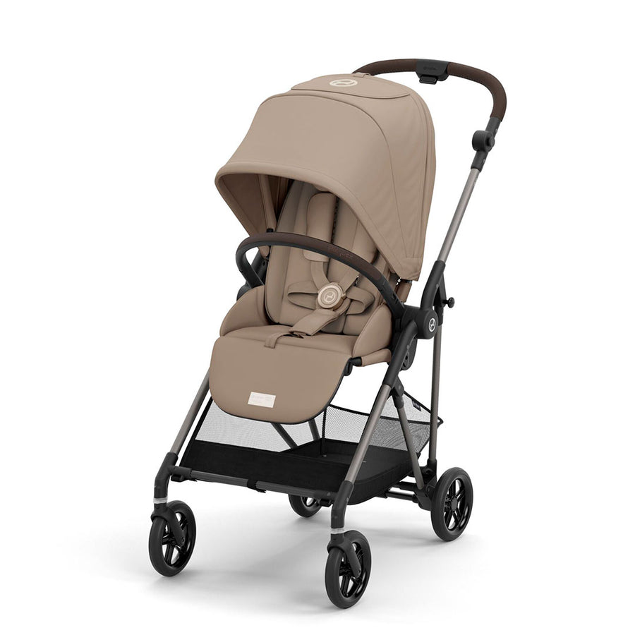 CYBEX Melio Pushchair - 2024 - Almond Beige-Strollers-Almond Beige- | Natural Baby Shower