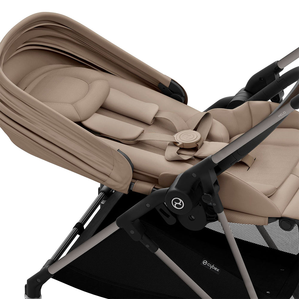 CYBEX Melio Pushchair - 2024 - Almond Beige-Strollers-Almond Beige- | Natural Baby Shower