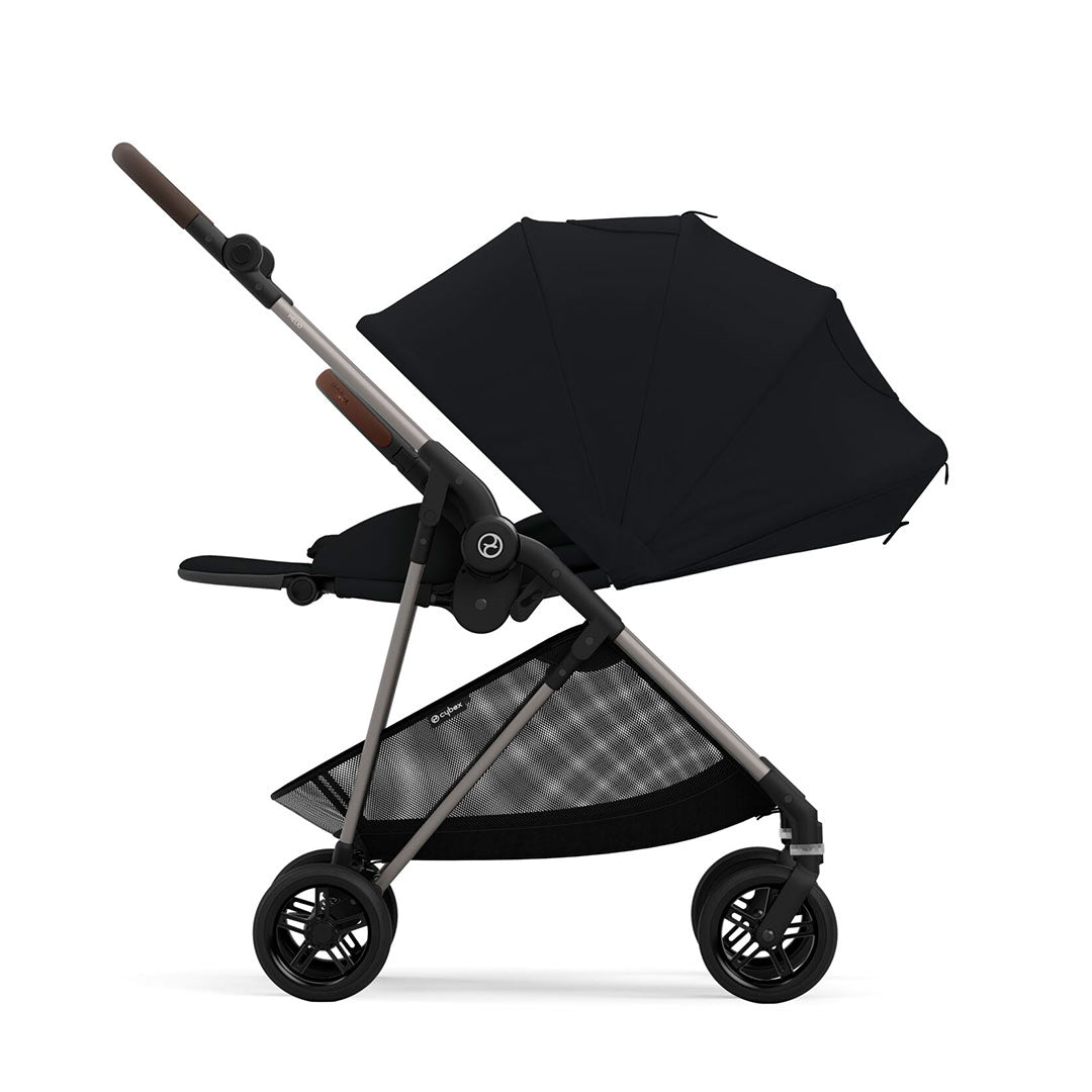 CYBEX Melio Pushchair - 2024 - Magic Black-Strollers-Magic Black- | Natural Baby Shower