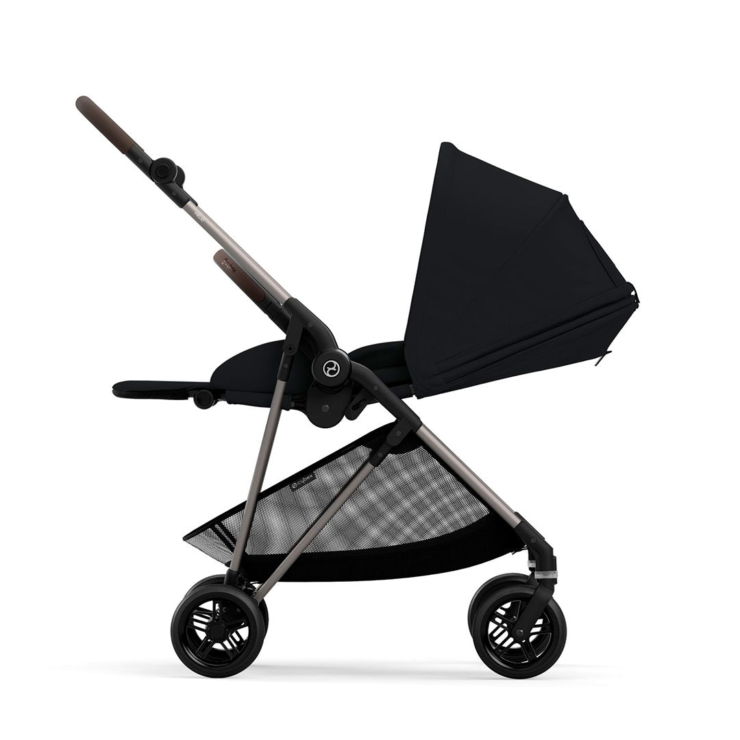 CYBEX Melio Pushchair - 2024 - Magic Black-Strollers-Magic Black- | Natural Baby Shower