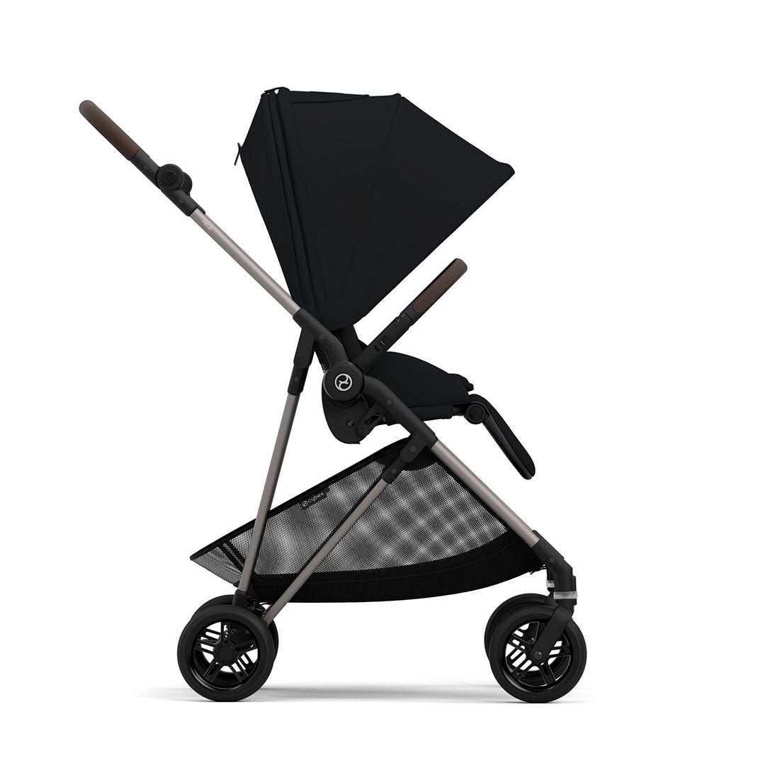 CYBEX Melio Pushchair - 2024 - Magic Black-Strollers-Magic Black- | Natural Baby Shower