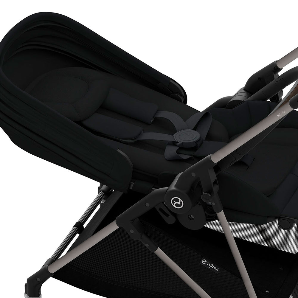 CYBEX Melio Pushchair - 2024 - Magic Black-Strollers-Magic Black- | Natural Baby Shower