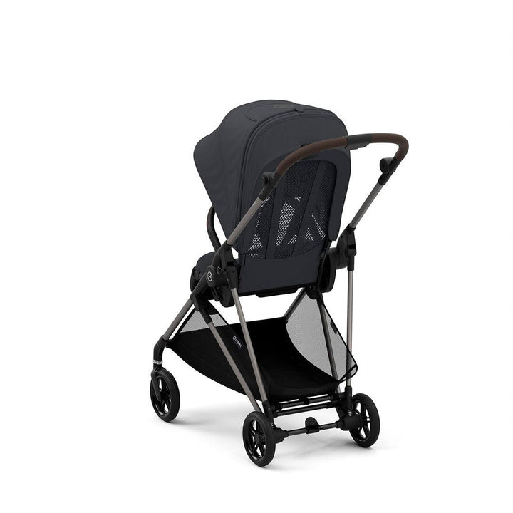 CYBEX Melio Pushchair 2023 - Monument Grey-Strollers-Monument Grey- | Natural Baby Shower