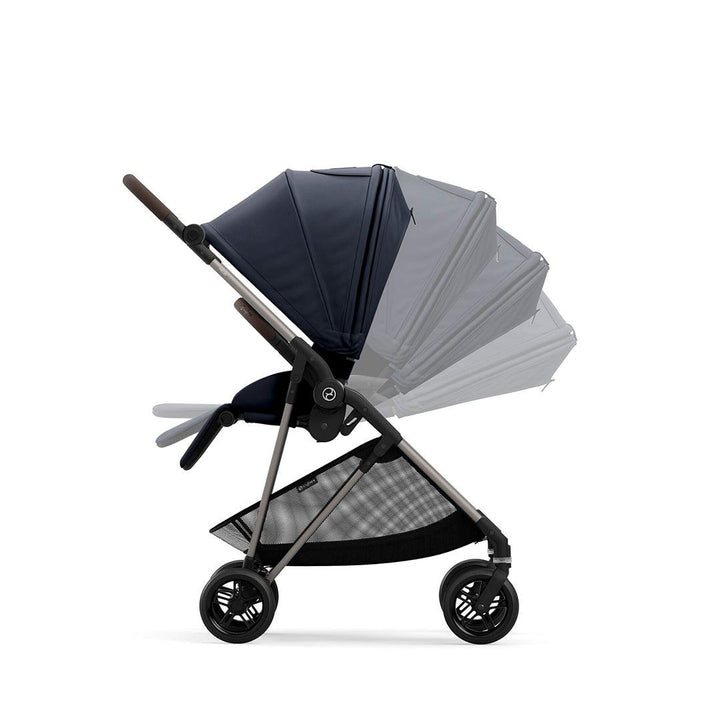 CYBEX Melio Pushchair 2023 - Ocean Blue-Strollers-Ocean Blue- | Natural Baby Shower