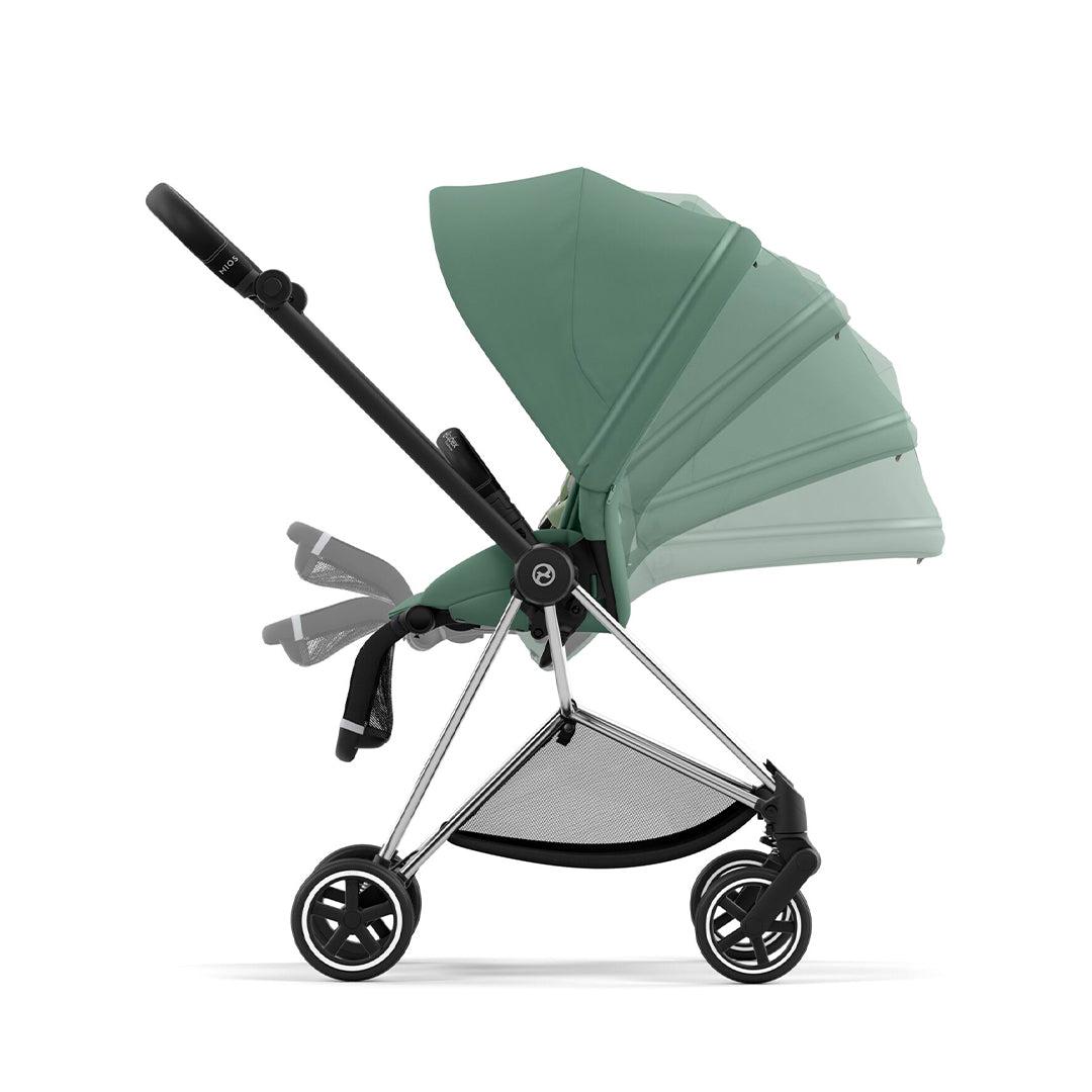 CYBEX Mios Pushchair - Leaf Green-Strollers-Leaf Green/Chrome Black-None | Natural Baby Shower
