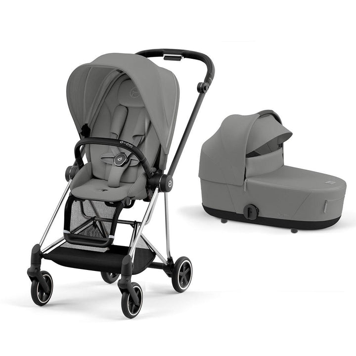 CYBEX Mios Pushchair - Mirage Grey-Strollers-Mirage Grey/Chrome Black-Lux | Natural Baby Shower