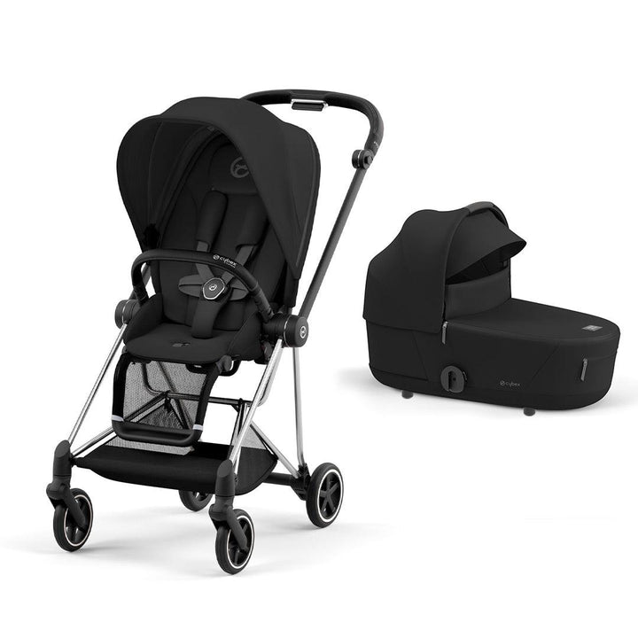 CYBEX Mios Pushchair - Sepia Black-Strollers-Sepia Black/Chrome Black-Lux | Natural Baby Shower