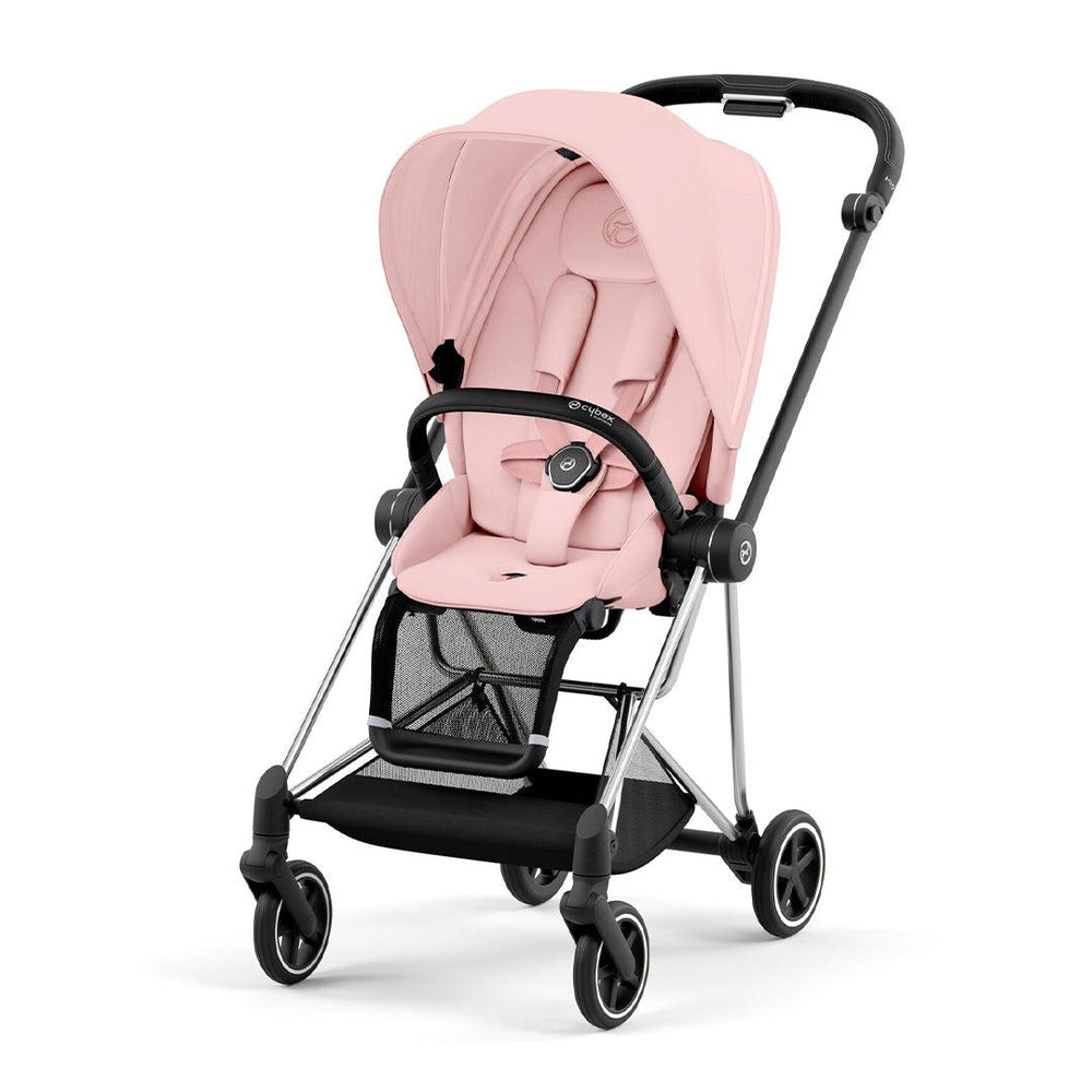 CYBEX Mios Pushchair - Peach Pink-Strollers-Peach Pink/Chrome Black-None | Natural Baby Shower