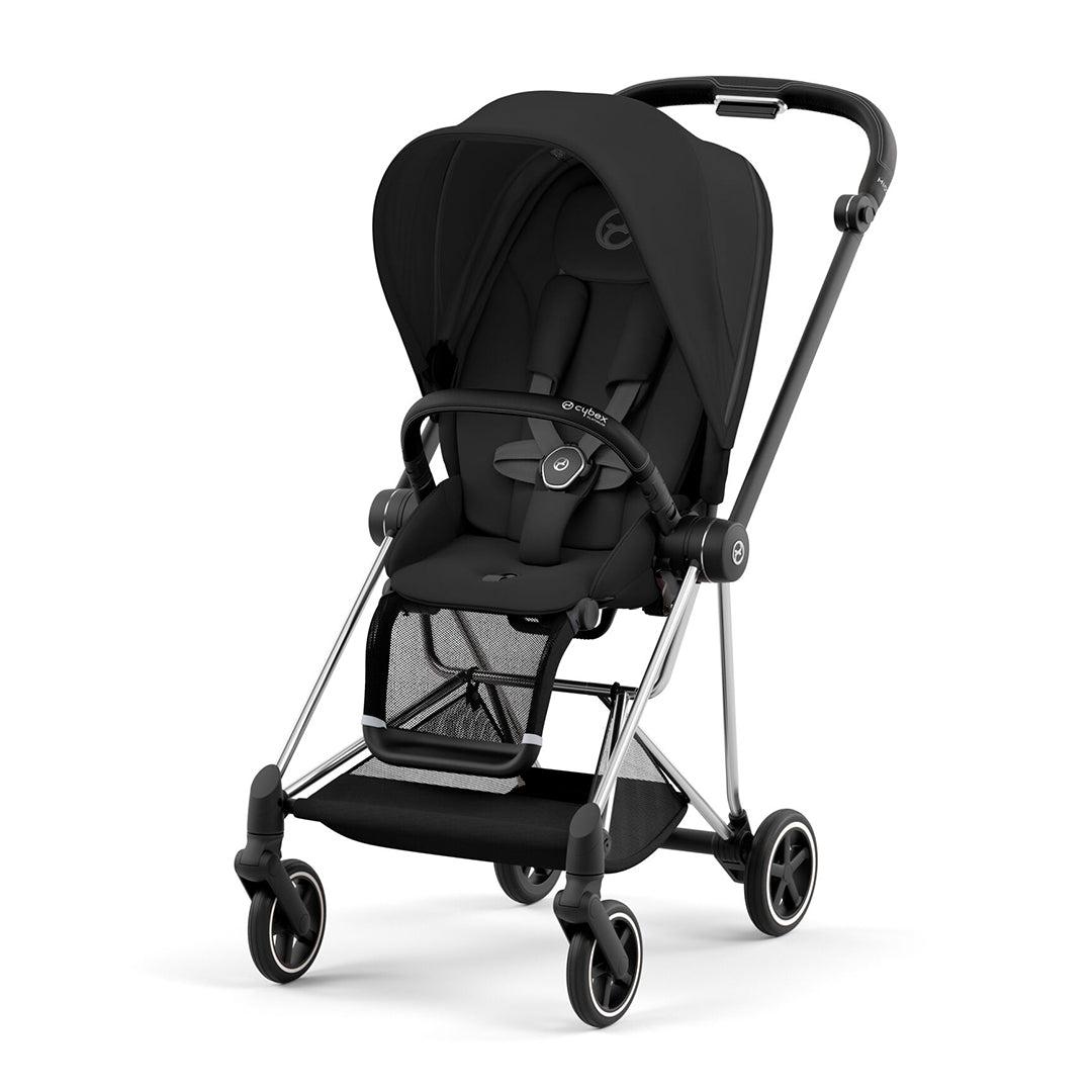 CYBEX Mios Pushchair - Sepia Black-Strollers-Sepia Black/Chrome Black-None | Natural Baby Shower