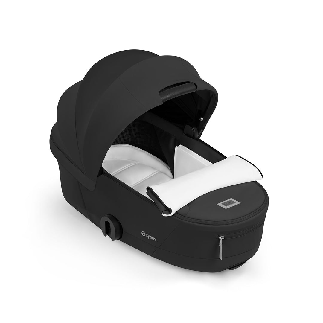 CYBEX Mios Comfort Pushchair & Foldable Carrycot - Sepia Black/Black-Strollers-Sepia Black/Black- | Natural Baby Shower