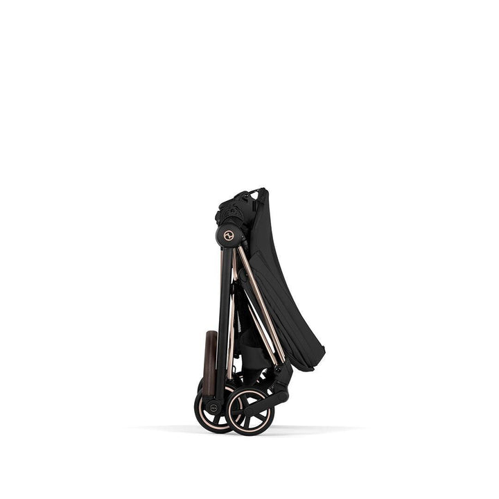 CYBEX Mios Comfort Pushchair & Foldable Carrycot - Sepia Black/Rose Gold-Strollers-Sepia Black/Rose Gold- | Natural Baby Shower