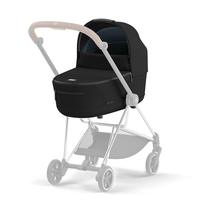 CYBEX Mios Lux Carrycot - Deep Black (2022)-Carrycots- | Natural Baby Shower
