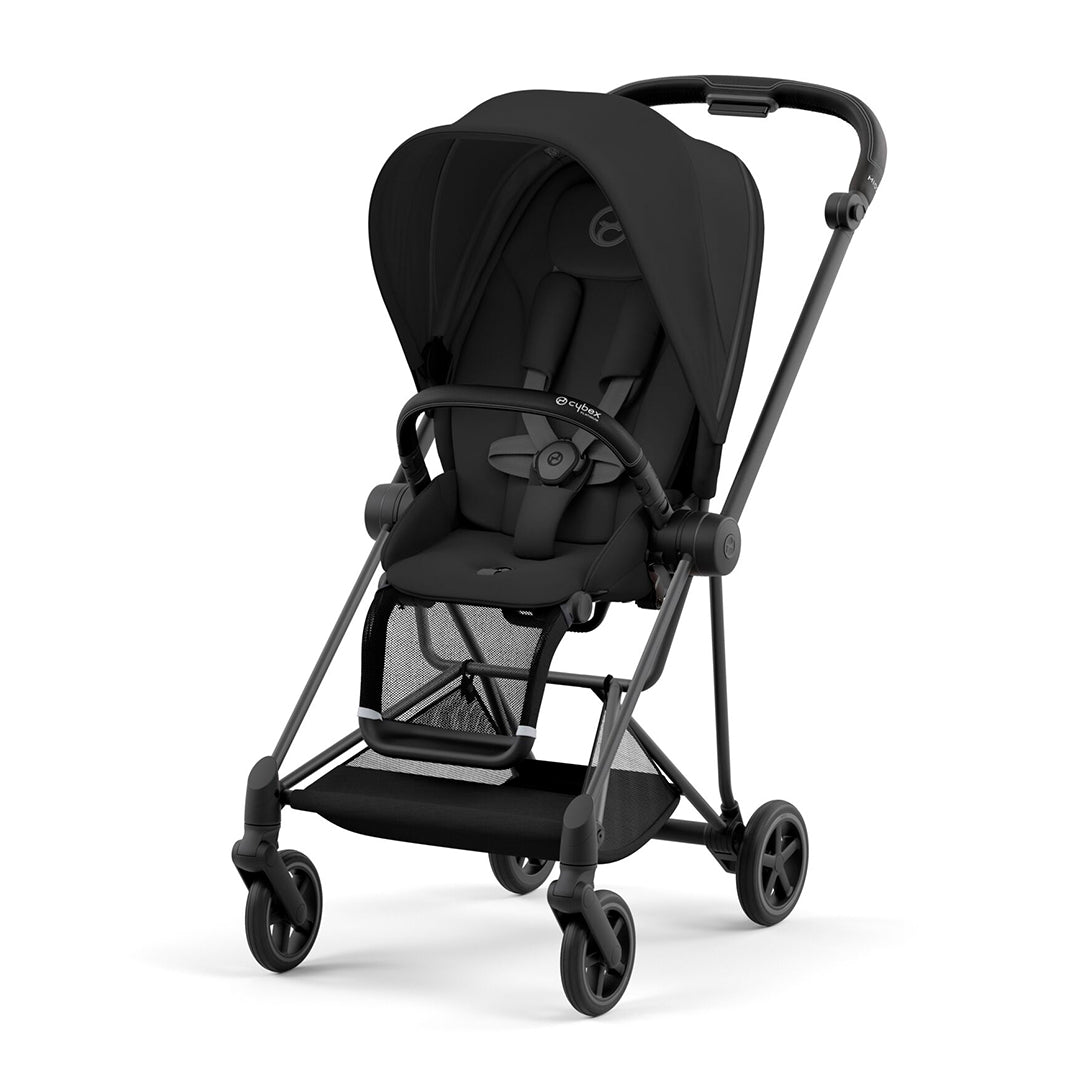 CYBEX Mios Pushchair - Sepia Black-Strollers-Sepia Black/Matt Black-None | Natural Baby Shower