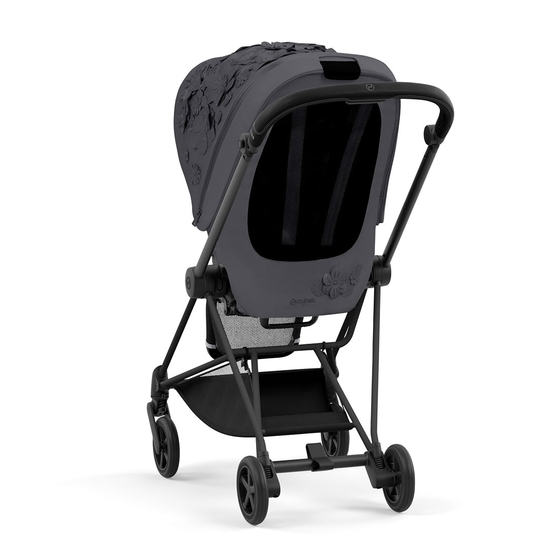 CYBEX Mios Pushchair - Simply Flowers - Dream Grey-Strollers-Chrome Black-None | Natural Baby Shower