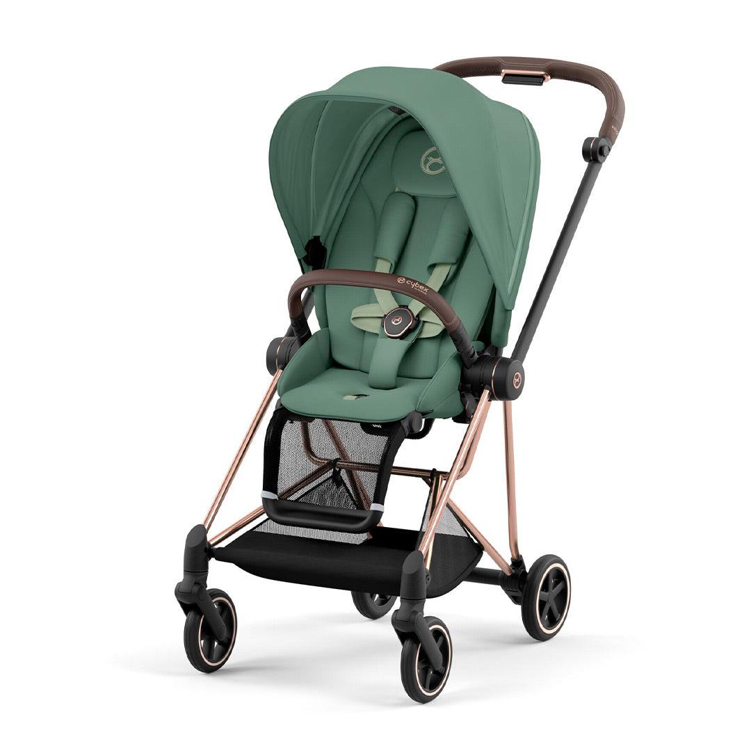 CYBEX Mios Pushchair - Leaf Green-Strollers-Leaf Green/Rose Gold-None | Natural Baby Shower