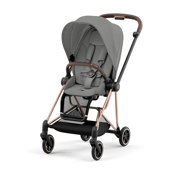 CYBEX Mios Pushchair - Mirage Grey-Strollers-Mirage Grey/Rose Gold-None | Natural Baby Shower