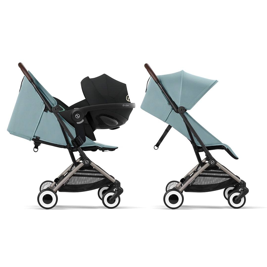 CYBEX Orfeo Pushchair - Stormy Blue - Taupe