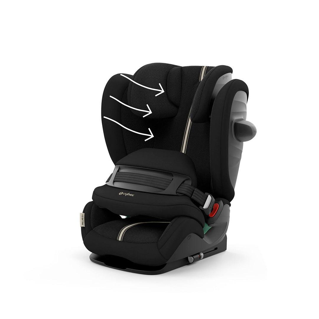 CYBEX Pallas G i-Size Plus Car Seat - Moon Black-Car Seats- | Natural Baby Shower