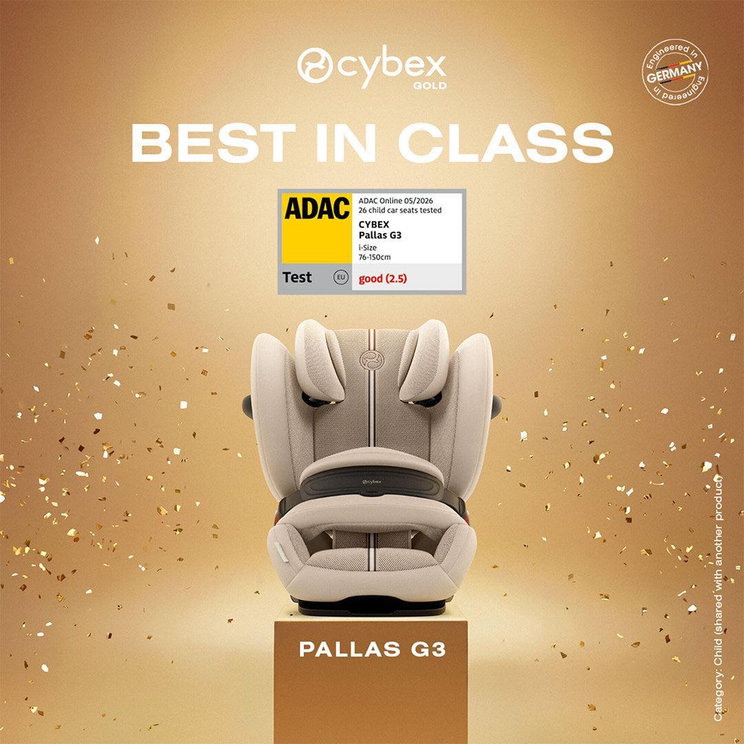 CYBEX Pallas G3 Plus i-Size Car Seat - Stone Grey-Car Seats-Stone Grey- | Natural Baby Shower