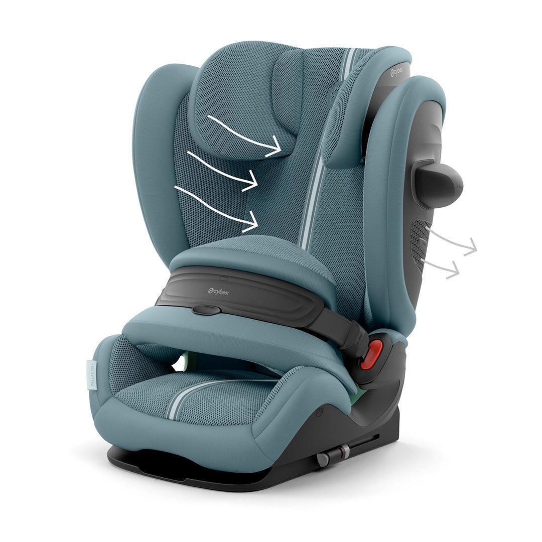 CYBEX Pallas G3 Plus i-Size Car Seat - Stormy Blue-Car Seats-Stormy Blue- | Natural Baby Shower