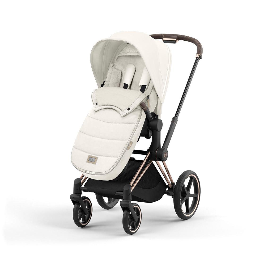 CYBEX Stroller Footmuffs | Snogga, Platinum, Gold | Natural