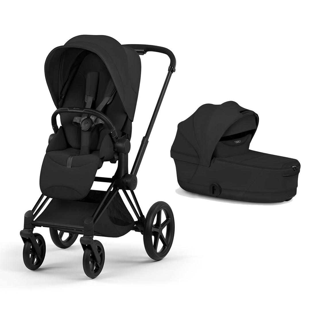 CYBEX Priam Style Single Pushchair-Strollers-Sepia Black-Matt Black | Natural Baby Shower