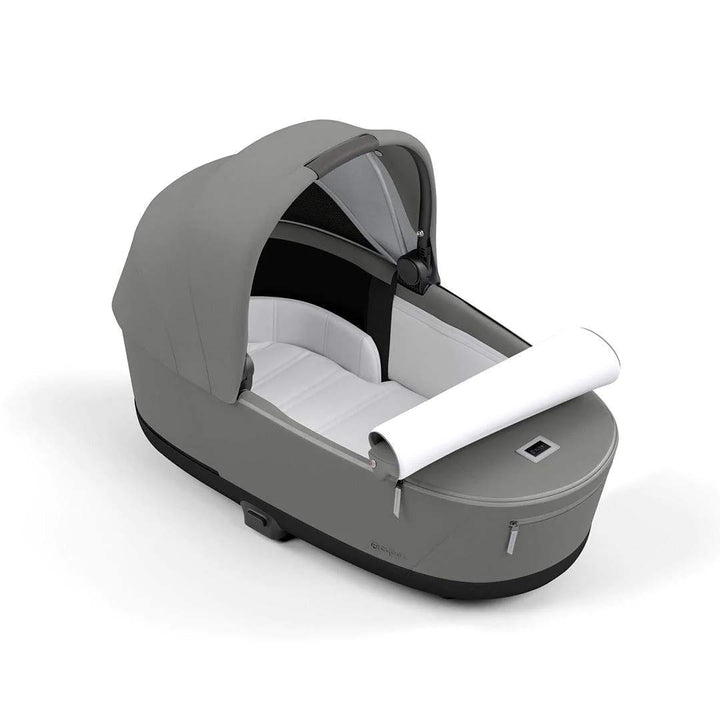CYBEX Priam Cloud T Travel System - Pearl Grey-Travel Systems-Chrome Black-None | Natural Baby Shower