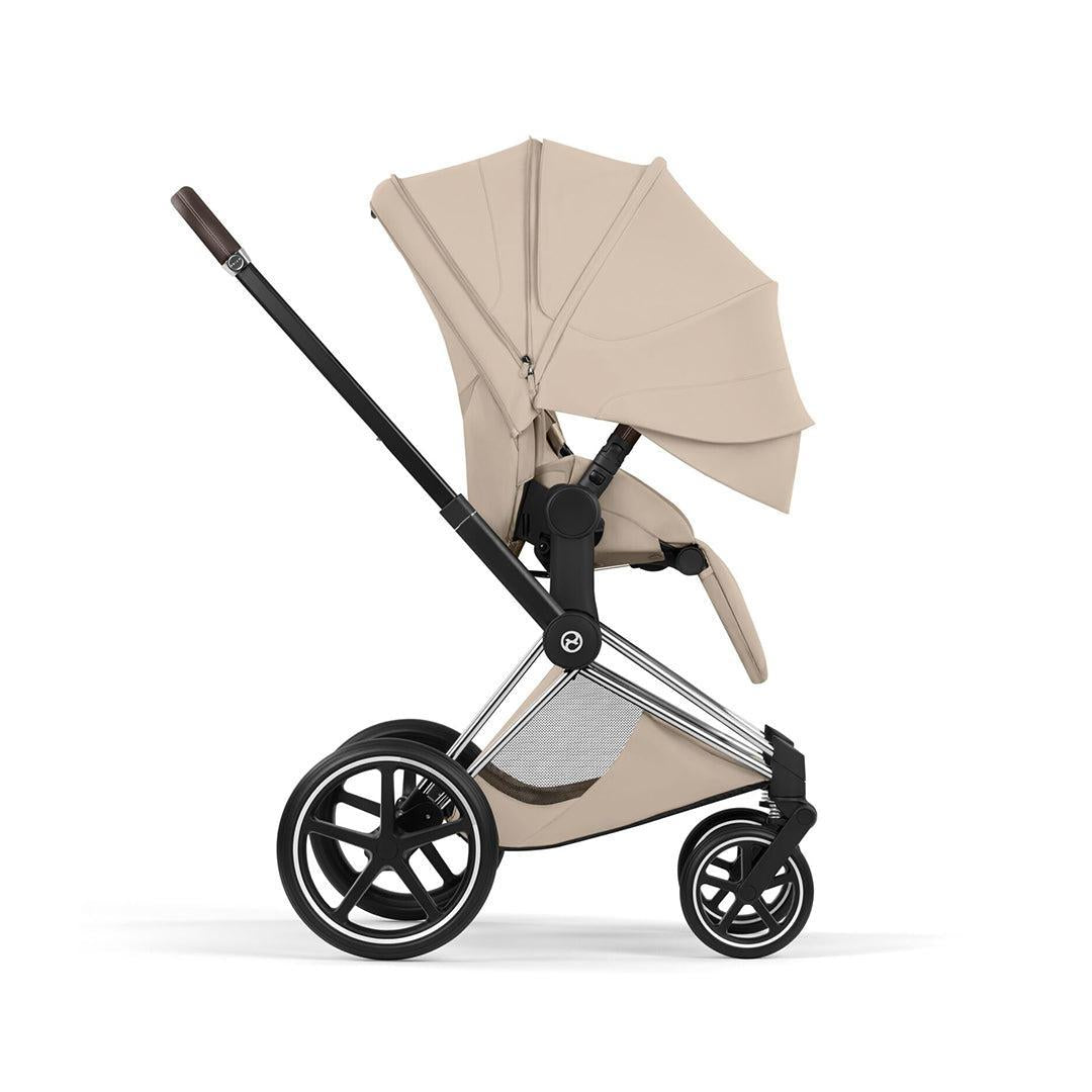 CYBEX Priam Style Single Pushchair-Strollers-Sepia Black-Chrome Brown | Natural Baby Shower
