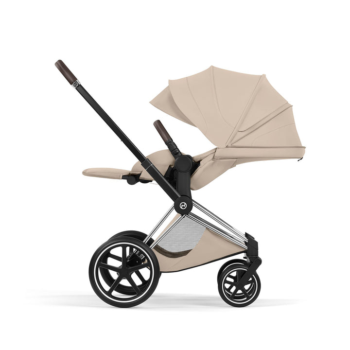 CYBEX Priam Style Single Pushchair-Strollers-Sepia Black-Chrome Brown | Natural Baby Shower