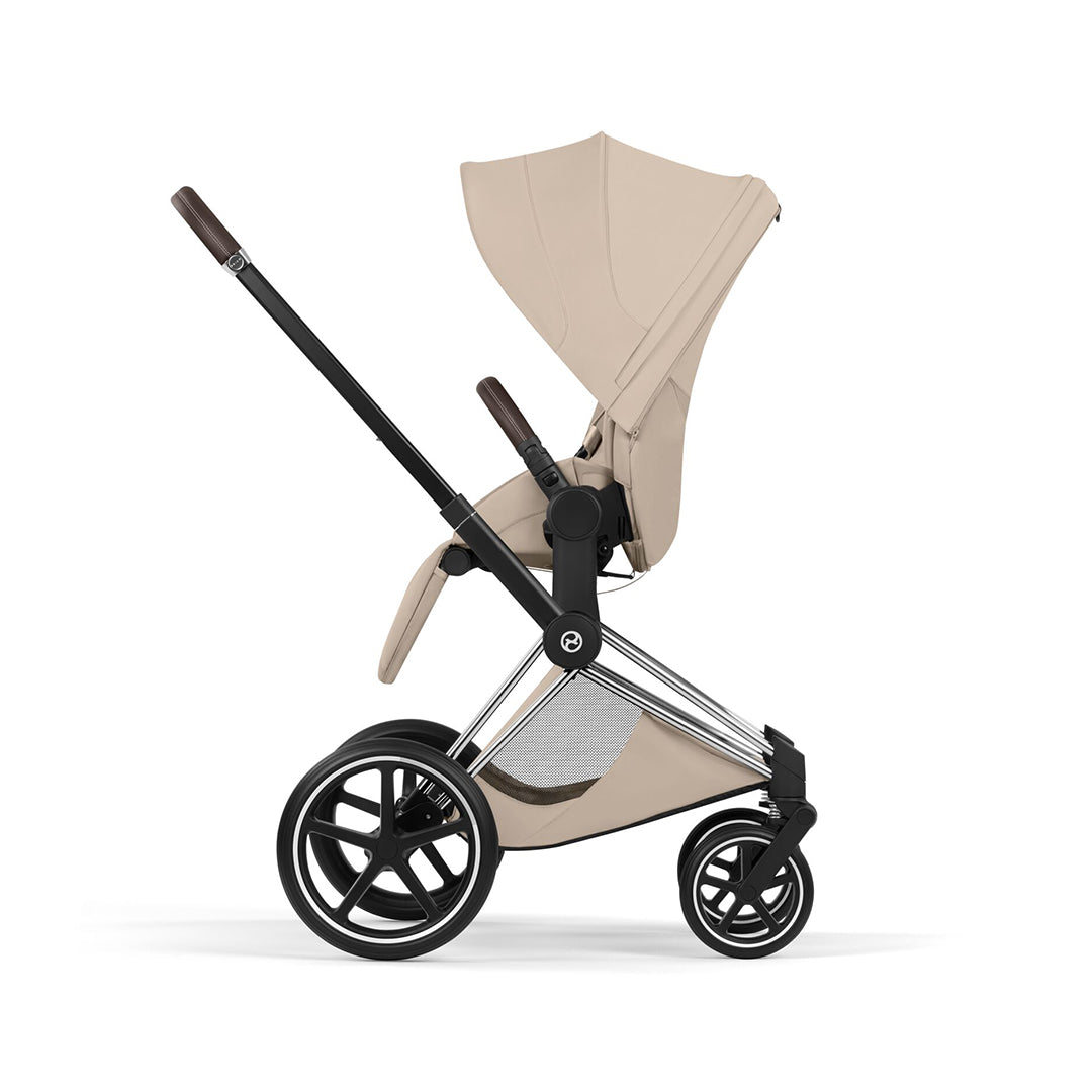 CYBEX Priam Style Single Pushchair-Strollers-Sepia Black-Chrome Brown | Natural Baby Shower