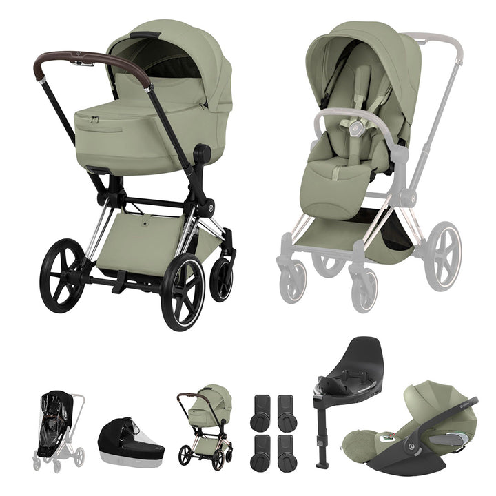 CYBEX PRIAM Fold Cot Travel System Bundle - Style