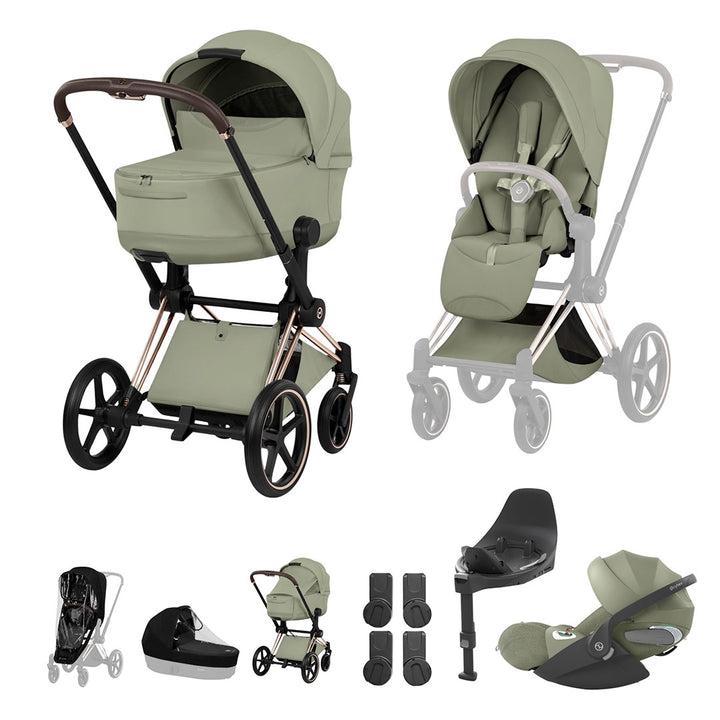 CYBEX PRIAM Fold Cot Travel System Bundle - Style