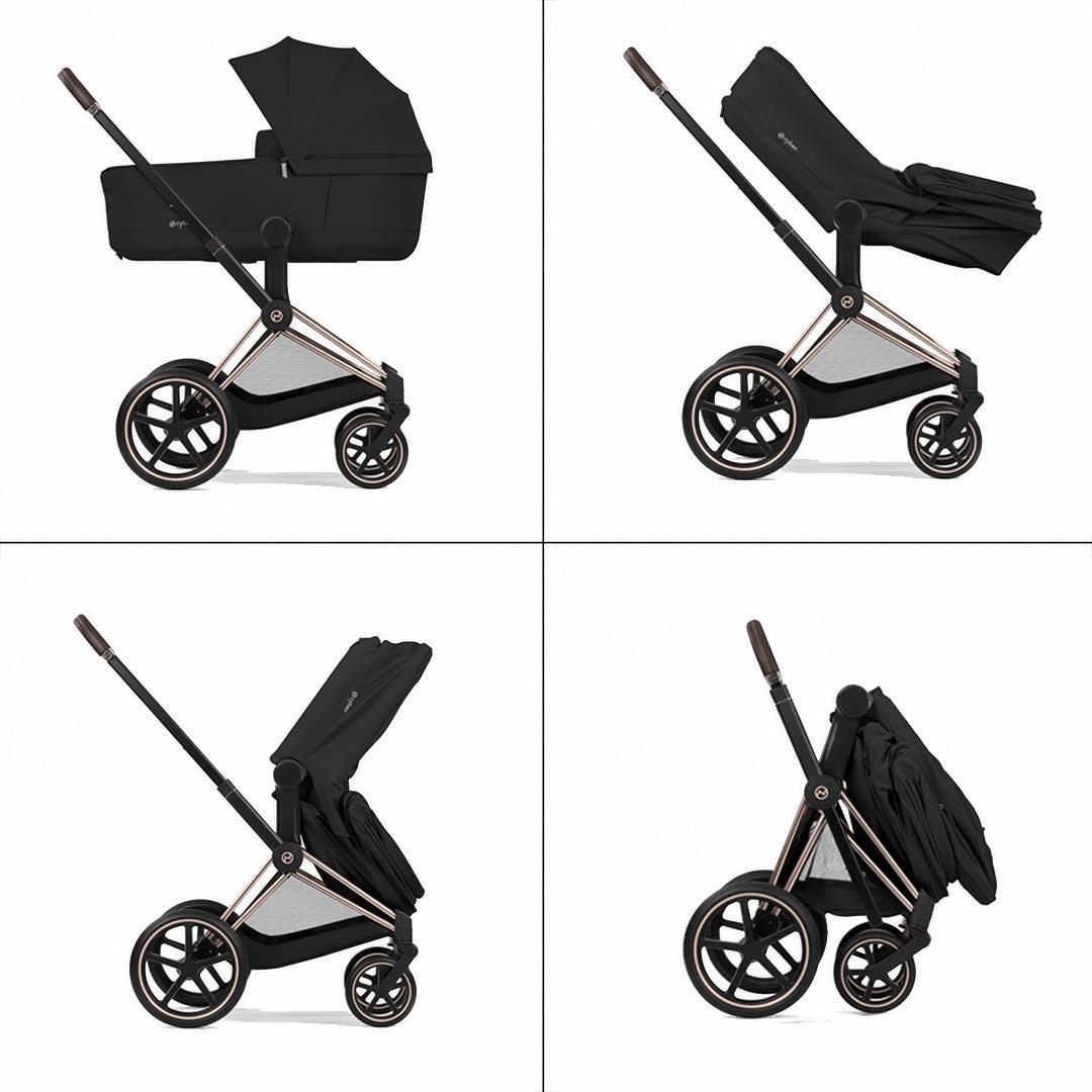 CYBEX Priam/e-Priam Carrycot - Sepia Black-Carrycots- | Natural Baby Shower