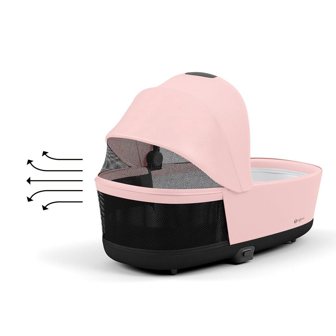 CYBEX Priam Lux Carrycot - Peach Pink-Carrycots-Peach Pink- | Natural Baby Shower