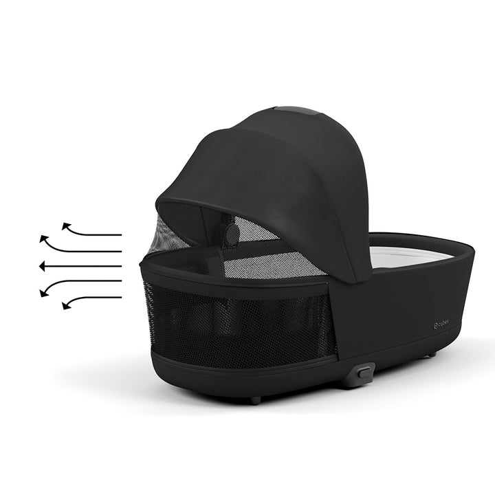 CYBEX Priam Lux Carrycot - Sepia Black-Carrycots-Sepia Black- | Natural Baby Shower