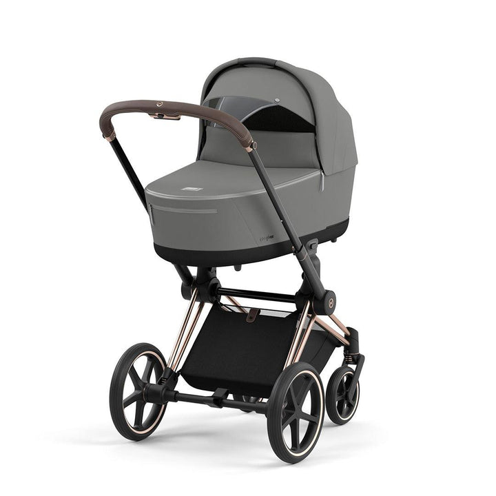 CYBEX Priam Lux Carrycot - Soho Grey (2022)-Carrycots- | Natural Baby Shower