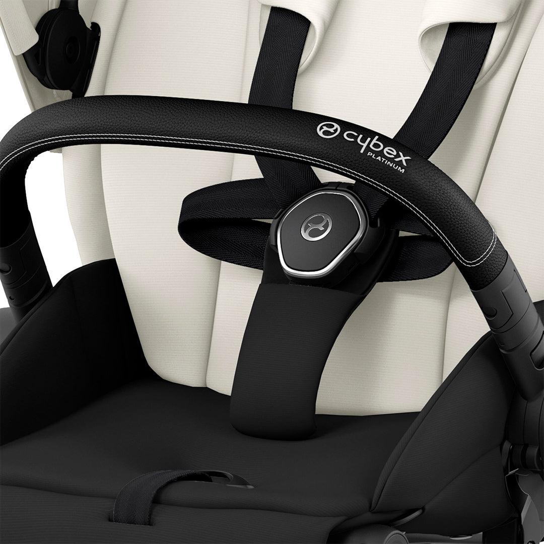 CYBEX Priam Pushchair - Off White-Strollers-Off White/Chrome & Black-No Carrycot | Natural Baby Shower