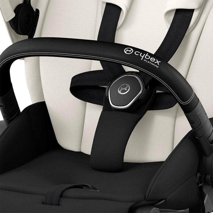 CYBEX Priam Pushchair - Off White-Strollers-Off White/Chrome & Black-No Carrycot | Natural Baby Shower