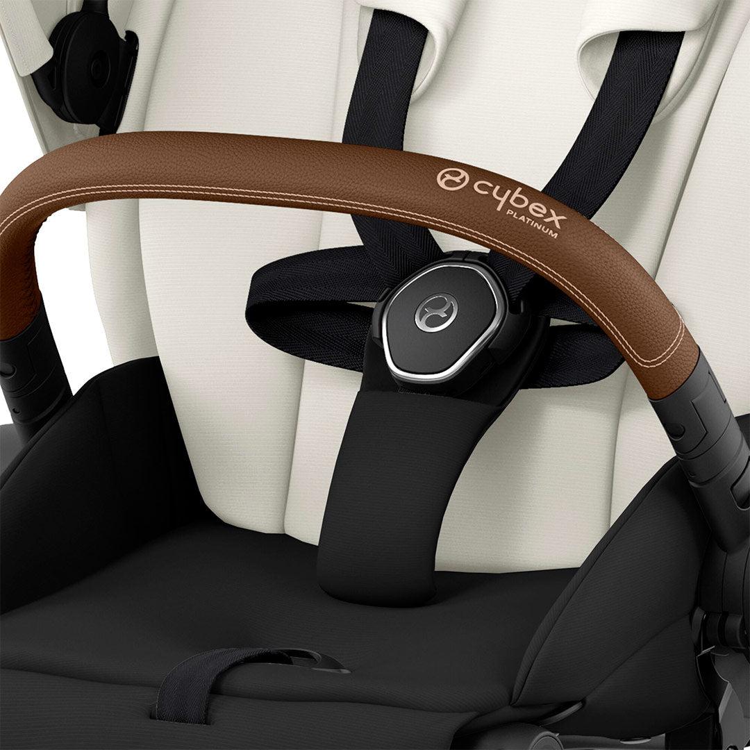 CYBEX Priam Pushchair - Off White-Strollers-Off White/Chrome & Black-No Carrycot | Natural Baby Shower