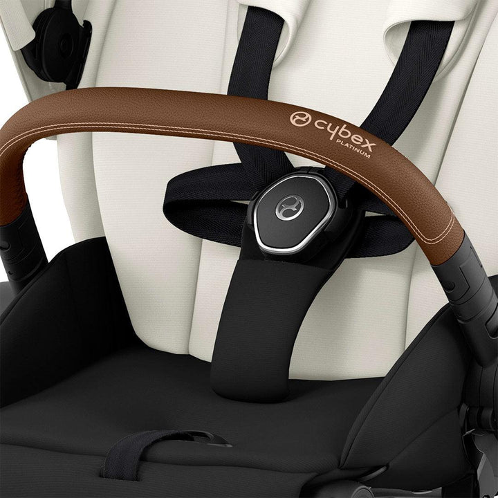 CYBEX Priam Pushchair - Off White-Strollers-Off White/Chrome & Black-No Carrycot | Natural Baby Shower